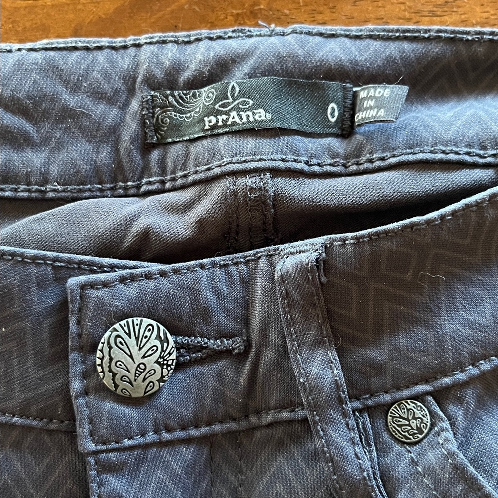 Prana Charcoal Patterned Pants - image 5